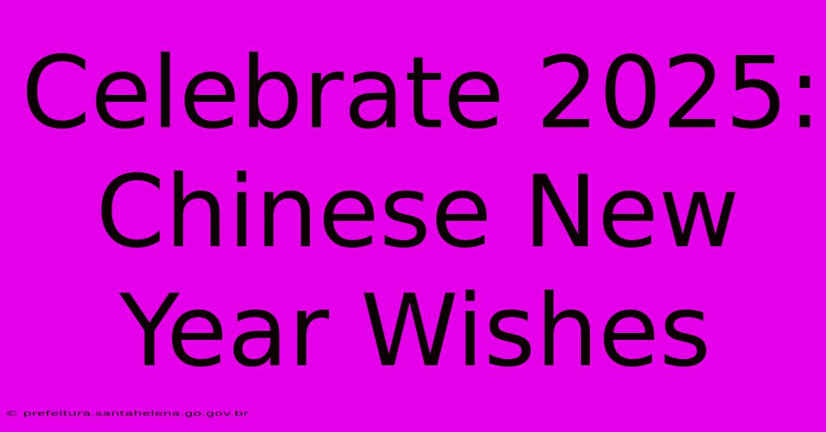 Celebrate 2025: Chinese New Year Wishes