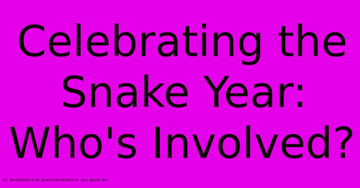 Celebrating The Snake Year: Who's Involved?