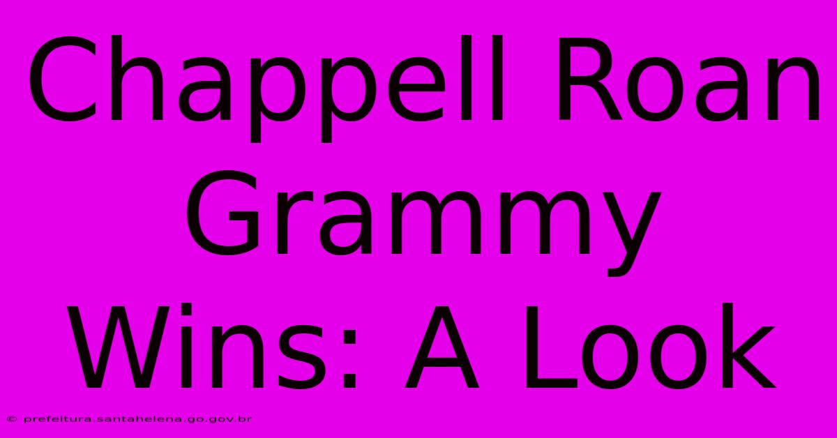 Chappell Roan Grammy Wins: A Look