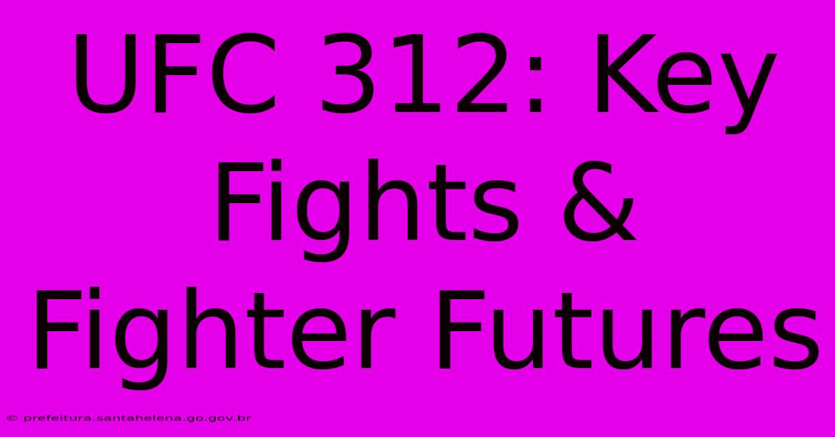 UFC 312: Key Fights & Fighter Futures UFC 312: Key Fights & Fighter Futures